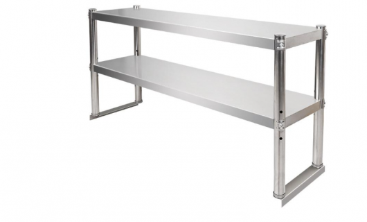 雙層臺面立架：不銹鋼鑄就的商用廚房高效空間革命