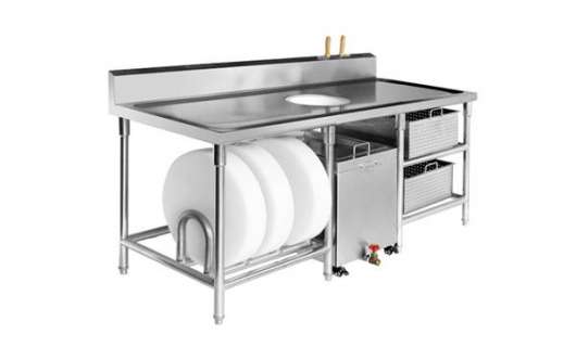 不銹鋼多功能組合快餐工作斬臺：一站式廚房解決方案，引領行業新風尚