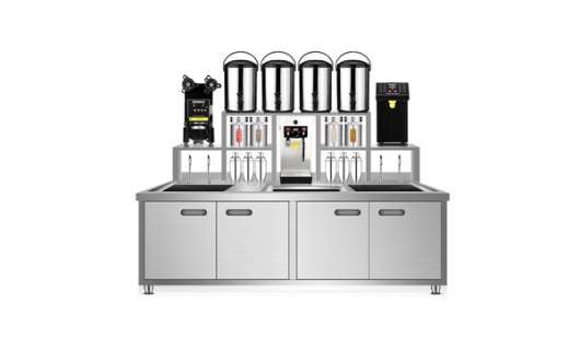 不銹鋼奶茶操作臺&水吧臺：閃耀廚具展會，定義咖啡廳商用新標準，鑄就品牌輝煌