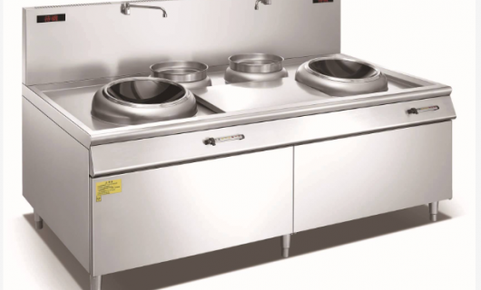 【雙頭單尾·電磁小炒新風(fēng)尚】—— 探索中式雙頭單尾電磁小炒爐的商用魅力