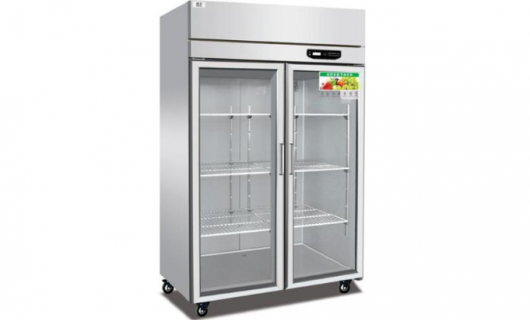 雙大門陳列魅力，商用廚具新典范——雙大門陳列柜，讓食材展示更出色