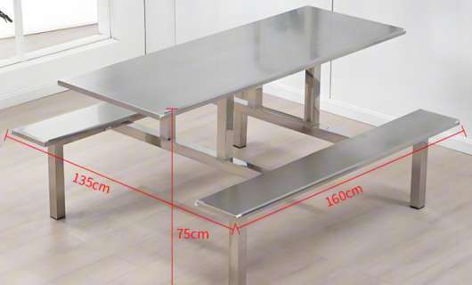 不銹鋼餐桌椅，餐飲新“鋼”領，打造耐用美學空間