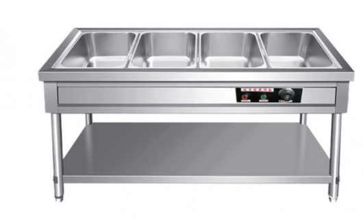 移門保溫售飯臺工作臺——廚房效率與美食展示的完美融合