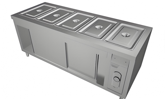 五格保溫售飯臺：高效保溫新體驗，打造便捷餐飲服務