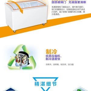 上海受歡迎品牌haier海爾臥式冷凍冰柜<span id=